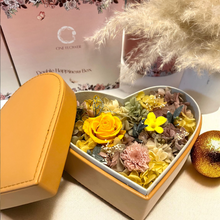 Load image into Gallery viewer, Double Happiness Preserved Flower Leather Flower Box Sunrise