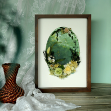 Load image into Gallery viewer, Preserved Flower+Oil Painting A3 Home Frame DIY Kit