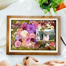 Load image into Gallery viewer, Preserved Flower Frame - Imprint precious memories Purple