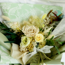 Load image into Gallery viewer, My Green Forest Preserved Flower bouquet Medium