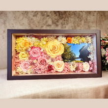 Load image into Gallery viewer, Preserved Flower Large Frame - Imprint precious memories peach edition