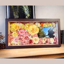 Load image into Gallery viewer, Preserved Flower Large Frame - Imprint precious memories peach edition