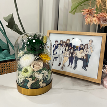 將圖片載入圖庫檢視器 星座永生花玻璃罩 (摩羯座、金牛座、處女座)