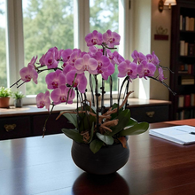 Load image into Gallery viewer, Feng Shui Fresh Orchid Flower 9 Units
