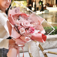 Load image into Gallery viewer, Travel Moments Preserved Flower Bouquet - Romance in Paris Medium