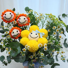 Load image into Gallery viewer, Smiley Happy Face with Daisy Fresh Flower Box