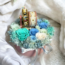 Load image into Gallery viewer, Deluxe Starry Ferries Wheel Preserved Flower Music Box Tiffany