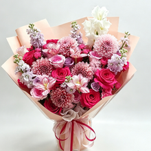 將圖片載入圖庫檢視器 Flowers in full Bloom Fresh Flower Bouquet L 繁花盛開