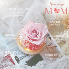 Load image into Gallery viewer, Preserved Flower Starry Infinity Love Glass Dome Workshop 2 hours