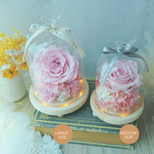 Load image into Gallery viewer, Preserved Flower Starry Glass Dome DIY Kit (Free Upgrade to Large Dome)