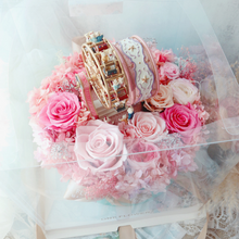 Load image into Gallery viewer, One Flower Starry Ferries Wheel Preserved Flower Box Blossom Pink