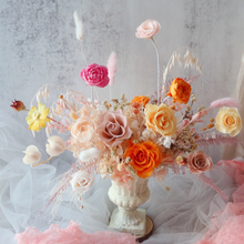 Load image into Gallery viewer, One flower Wish you have great Prosperity 永生花歐式檯花-鴻圖大展