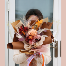 將圖片載入圖庫檢視器 one flower preserved flower bouquet vintage