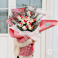 Load image into Gallery viewer, One Flower Smiley Hello Kitty Fresh Flower Bouquet