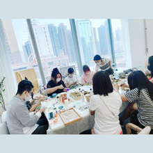 Load image into Gallery viewer, Preserved Flower Starry Infinity Love Glass Dome Workshop 2 hours