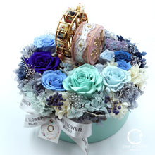 Load image into Gallery viewer, oneflowermacau 保鮮花/永生花 音樂摩天輪花盒