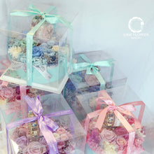 Load image into Gallery viewer, oneflowermacau 保鮮花/永生花 音樂摩天輪花盒