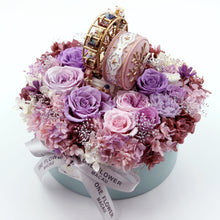Load image into Gallery viewer, oneflowermacau 保鮮花/永生花 音樂摩天輪花盒