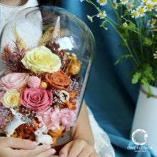將圖片載入圖庫檢視器 oneflowermacau 永生花/保鮮花星座 玻璃瓶