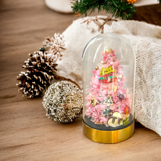 Preserved flower Make a Wish Tree Pink L size