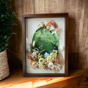 Premium Preserved Flower x Oil Painting Art Frame - Have Fantastic Moments