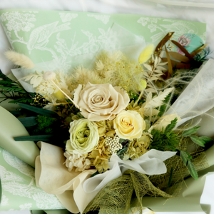 My Green Forest Preserved Flower bouquet Medium