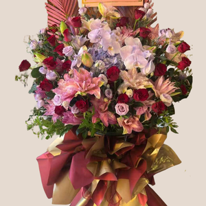 Opening Fresh Flower Long Stand Basket (Limited Edition)