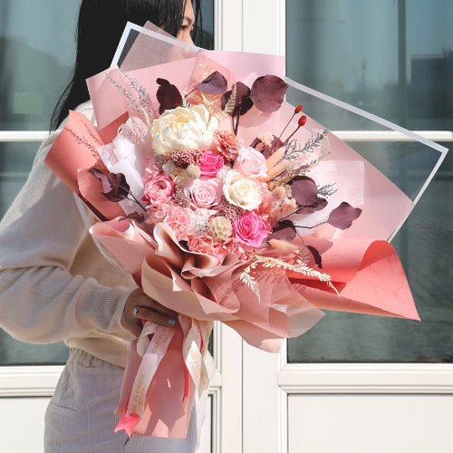 Preserved Flower Bouquet - Romance in Paris