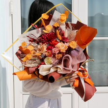 將圖片載入圖庫檢視器 one flower preserved flower bouquet vintage 
