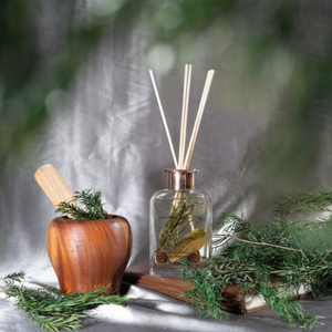 Xmas Special - One Flower Premium Preserved Flower Music with Train Box + Home Diffuser Kits Gift Set