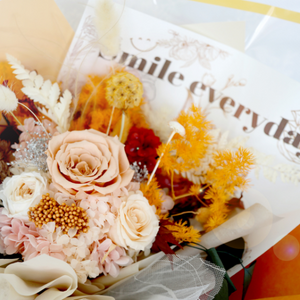 One Flower Preserved Flower Bouquet - Dream my Santorini Medium Size