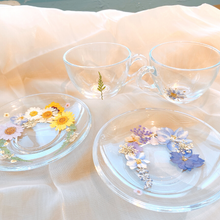 Load image into Gallery viewer, Pressed Flower Tea Cup Home Set DIY Kit (Free 1 material pack)

