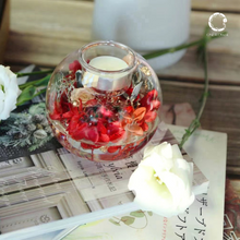 Load image into Gallery viewer, Dreamy Floral Scented Glass Ball Classic Red
