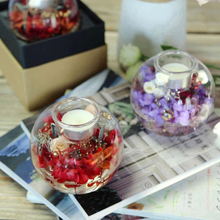 Load image into Gallery viewer, One Flower Dreamy Floral Scented Glass Ball Classic Red 夢幻永生花 X 香薰水晶球治癒系家居擺設
