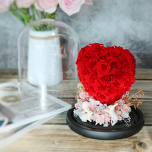 Load image into Gallery viewer, You deserve my love Preserved Flower Giant Heart Tree Classic Red with pink garden
