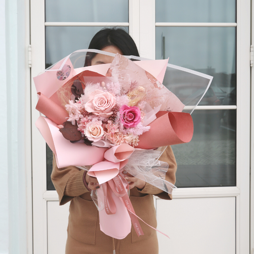 Preserved Flower Bouquet - Romance in Paris Medium