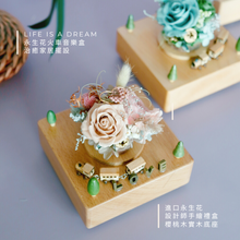 Load image into Gallery viewer, Xmas Special - One Flower Premium Preserved Flower Music with Train Box + Home Diffuser Kits Gift Set
