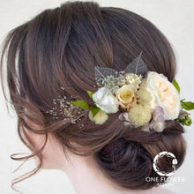 Load image into Gallery viewer, Preserved Flower Wedding Headwear

